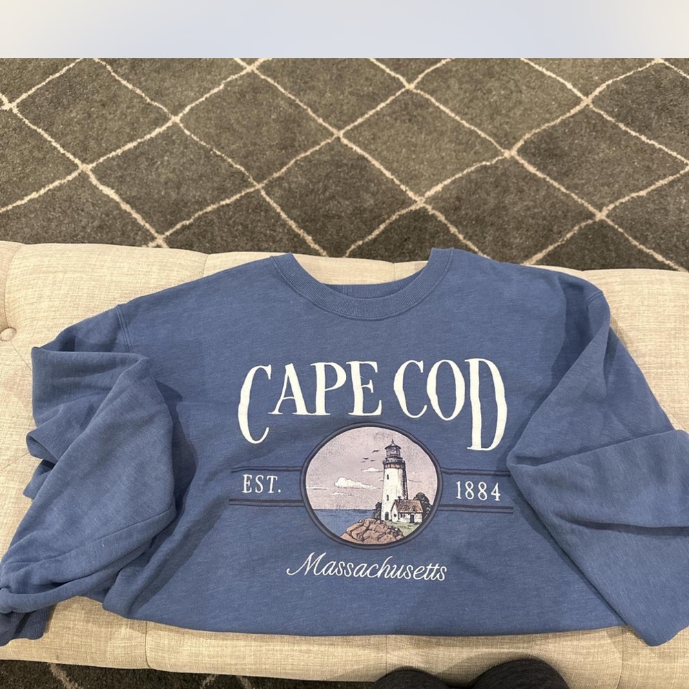 Cape Cod Hollister Blue Fleece Sweatshirt
